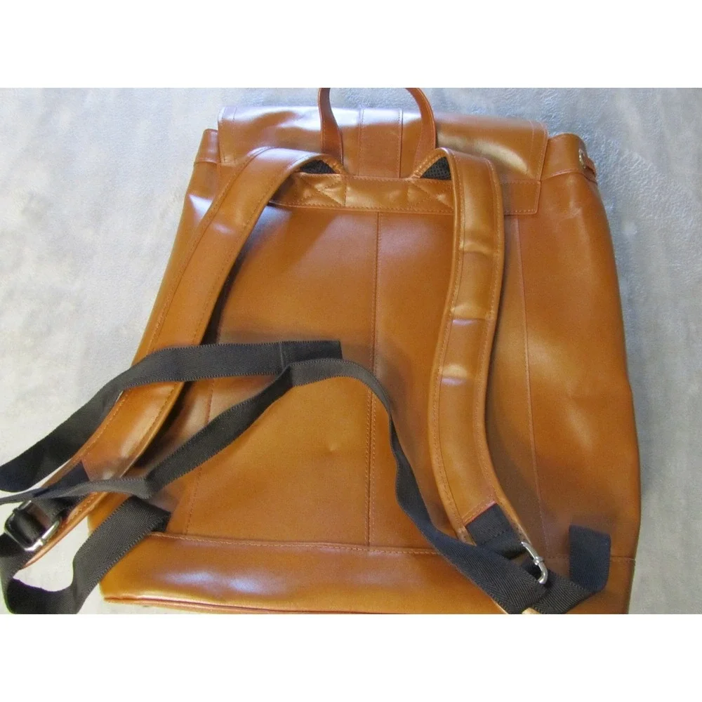 McKlein Brown Leather‎ Professional Backpack Laptop and Tablet Protection Bag